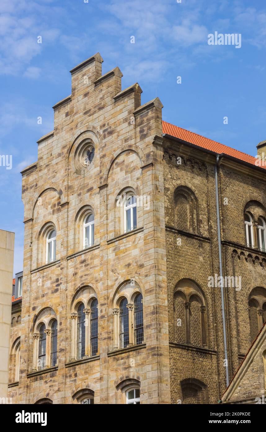 Step gable on a historic house in Munster, Germany Stock Photo Alamy