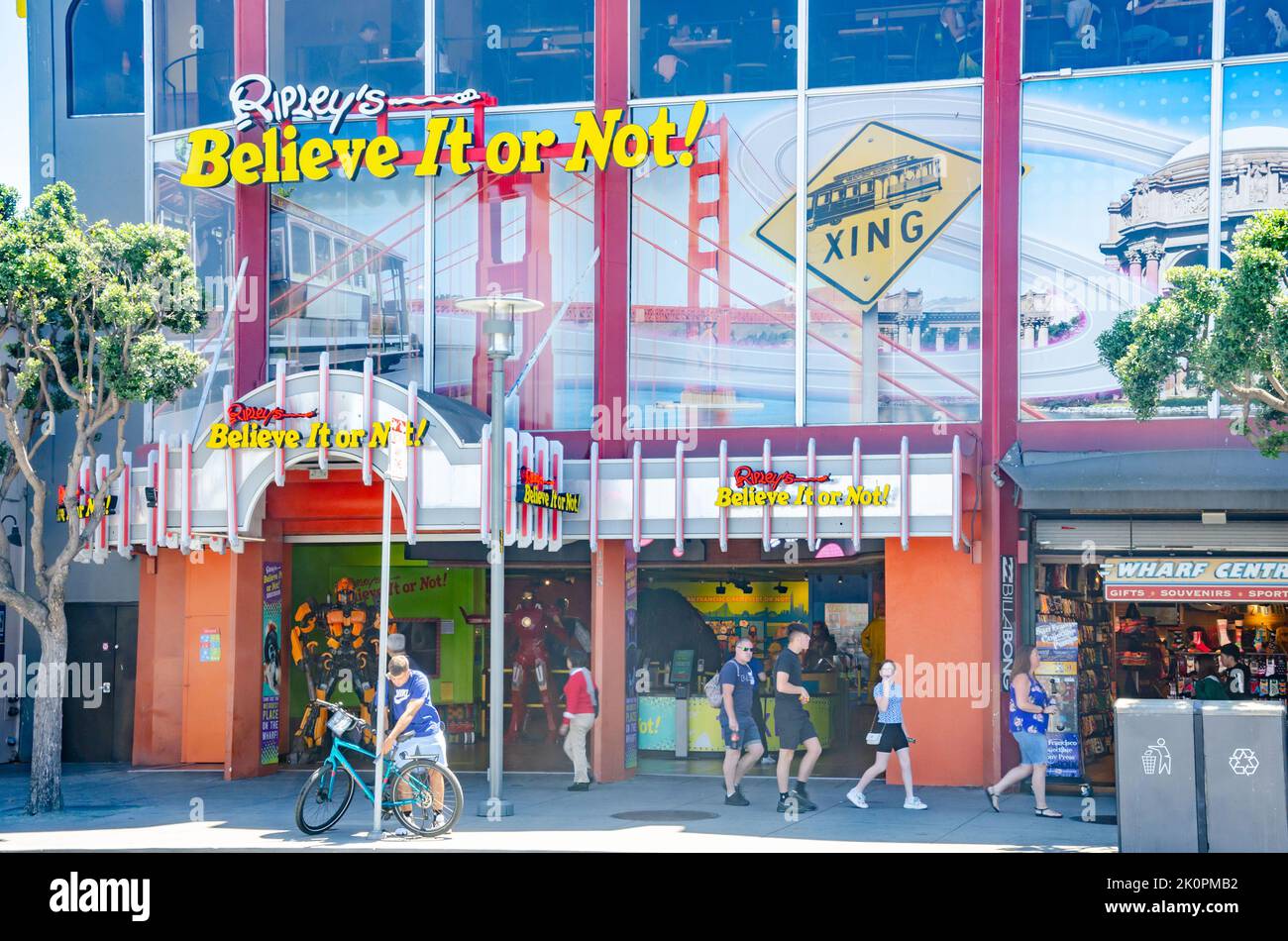 Front of the Ripley's Believe it or Not museum on Jefferson Street in an Francisco, California Stock Photo