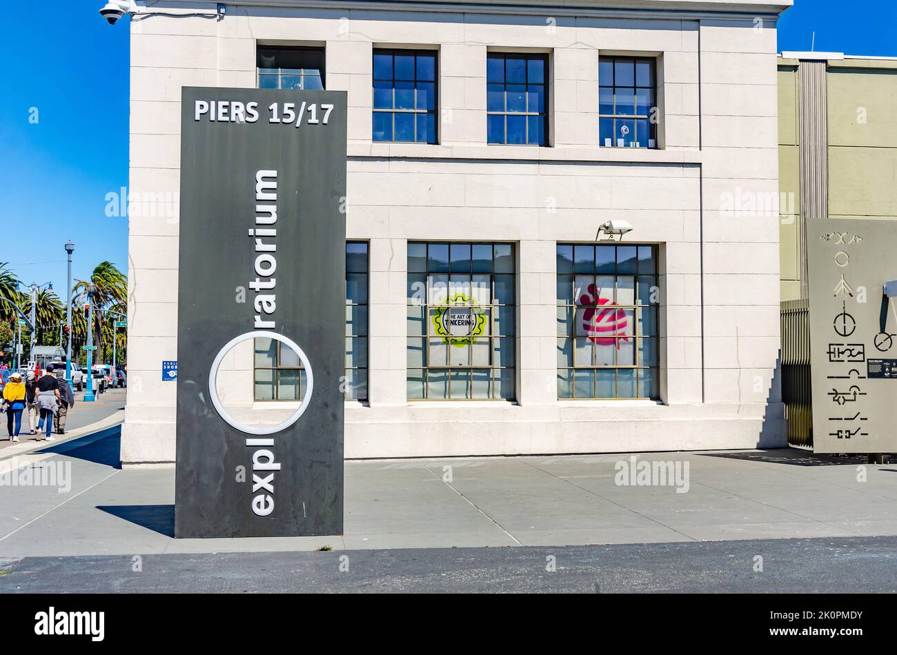 Exploratorium at Pier 15/17 is a science and technology museum in San Francisco, California, USA Stock Photo
