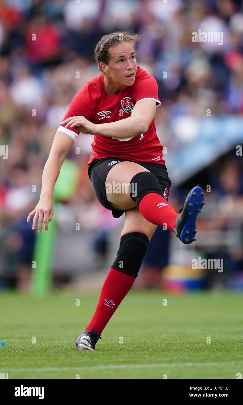 England's Emily Scarratt during the Women's Friendly at Sandy Park