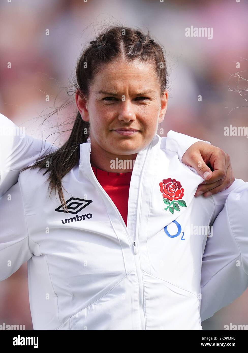 England's Leanne Infante during the Women's Friendly at Sandy Park, Exeter. Picture date: Saturday September 3, 2022. Stock Photo