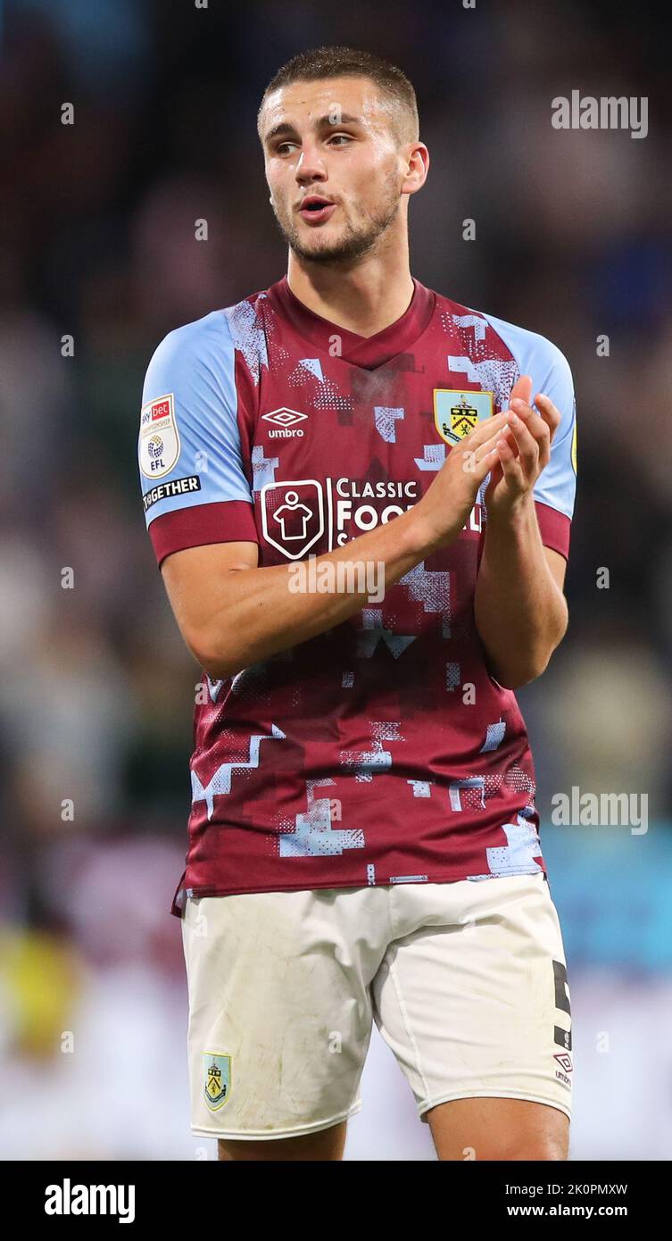 Burnley's Taylor HarwoodBellis during the Sky Bet Championship match