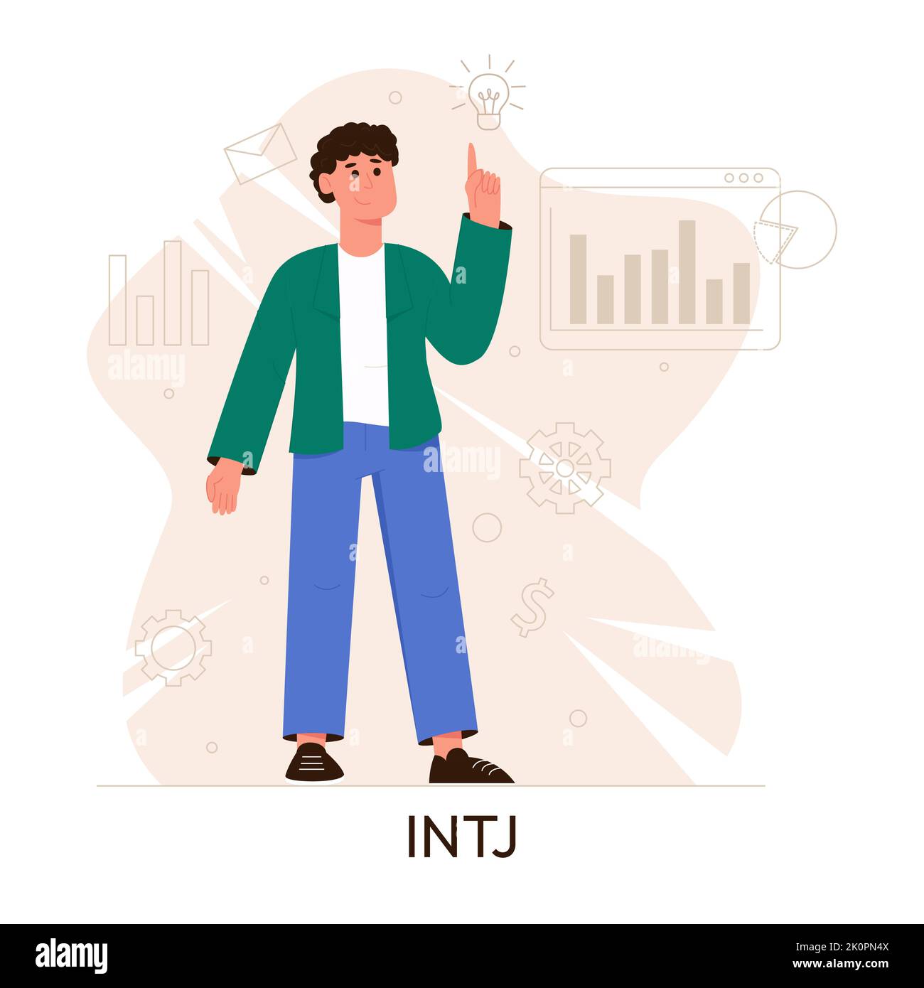 MBTI person types concept Socionics mbti Personality test Flat MBTI person types concept Socionics mbti Personality test Flat