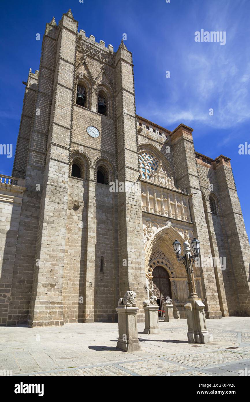 Cathedral of Avila, Spain. Stock Photo