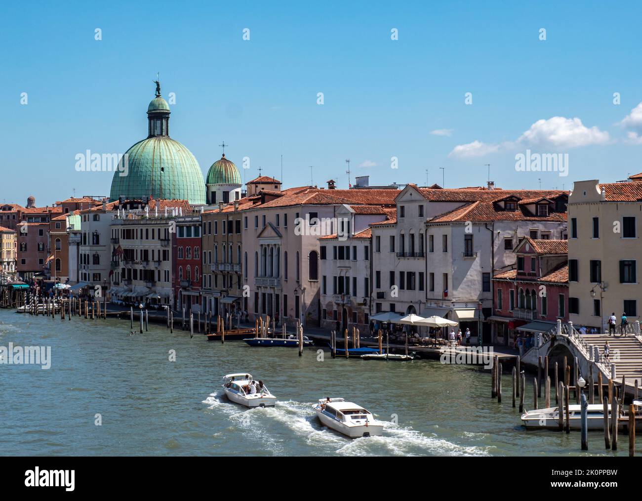 Panorama of the city of Venice in Italy Stock Photo