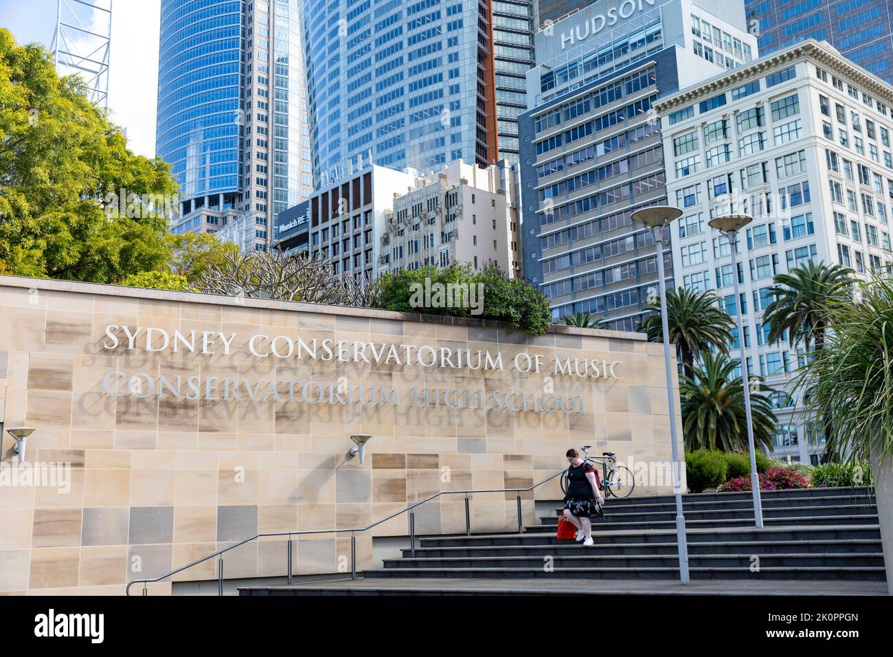 Sydney Conservatorium of Music high school in Macquarie street,Sydney