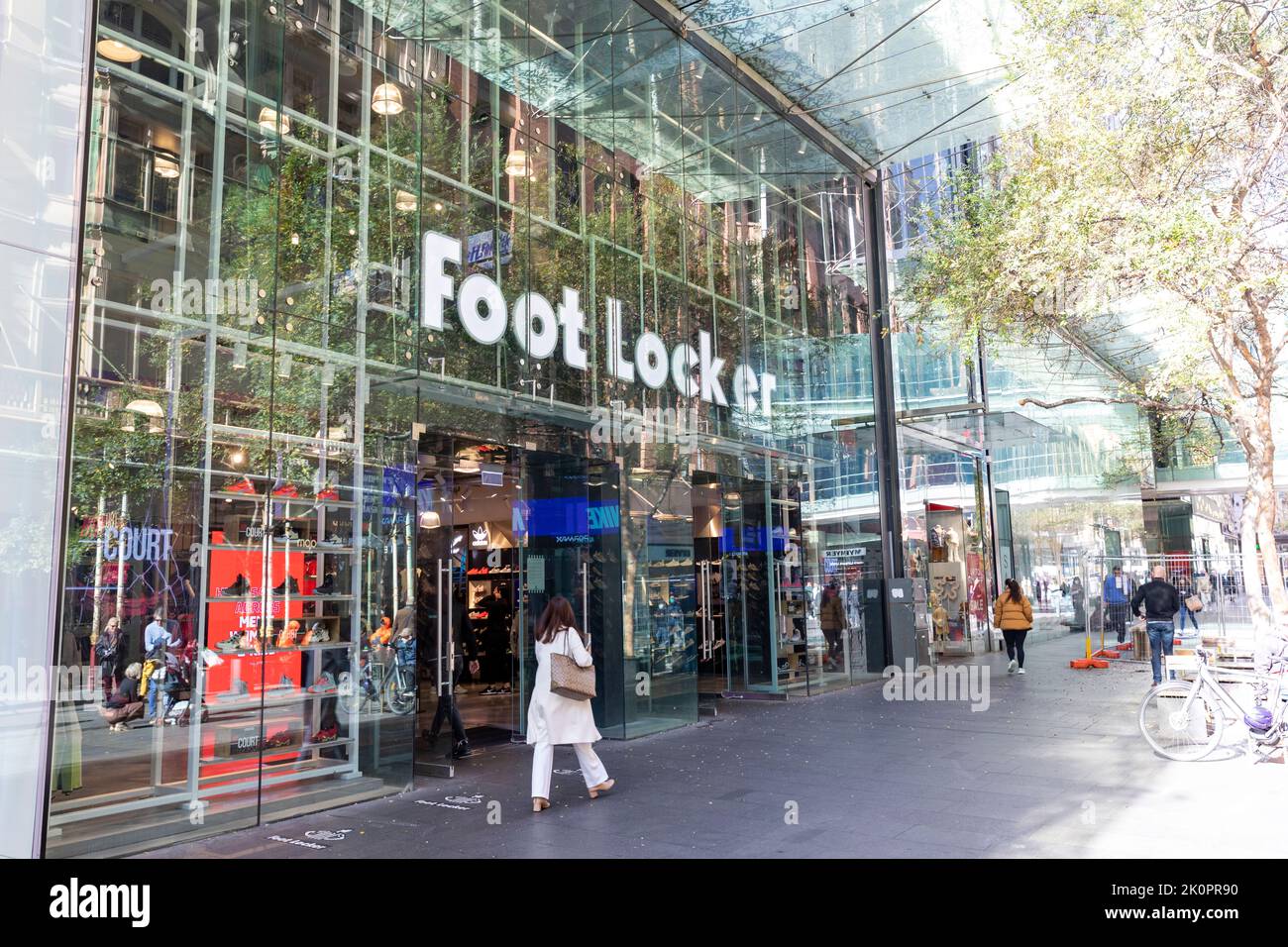 Foot Locker store shop in Pitt street Sydney city centre,NSW,Australia Stock Photo