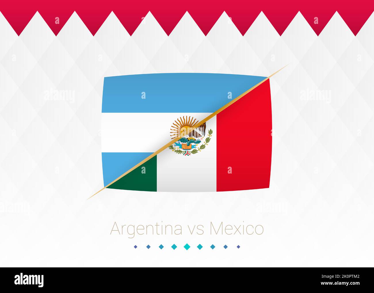 National football team Argentina vs Mexico. Soccer 2022 match versus ...