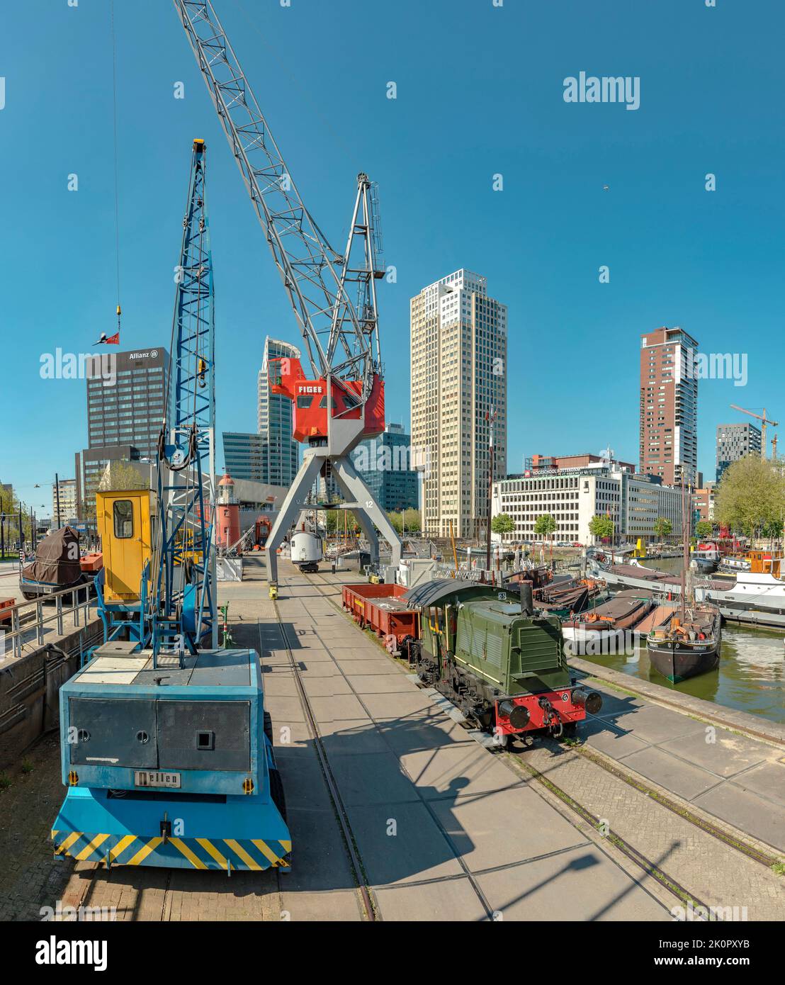 Maritime Museum at the Leuvehaven, Rotterdam, ZuidHolland, Netherlands