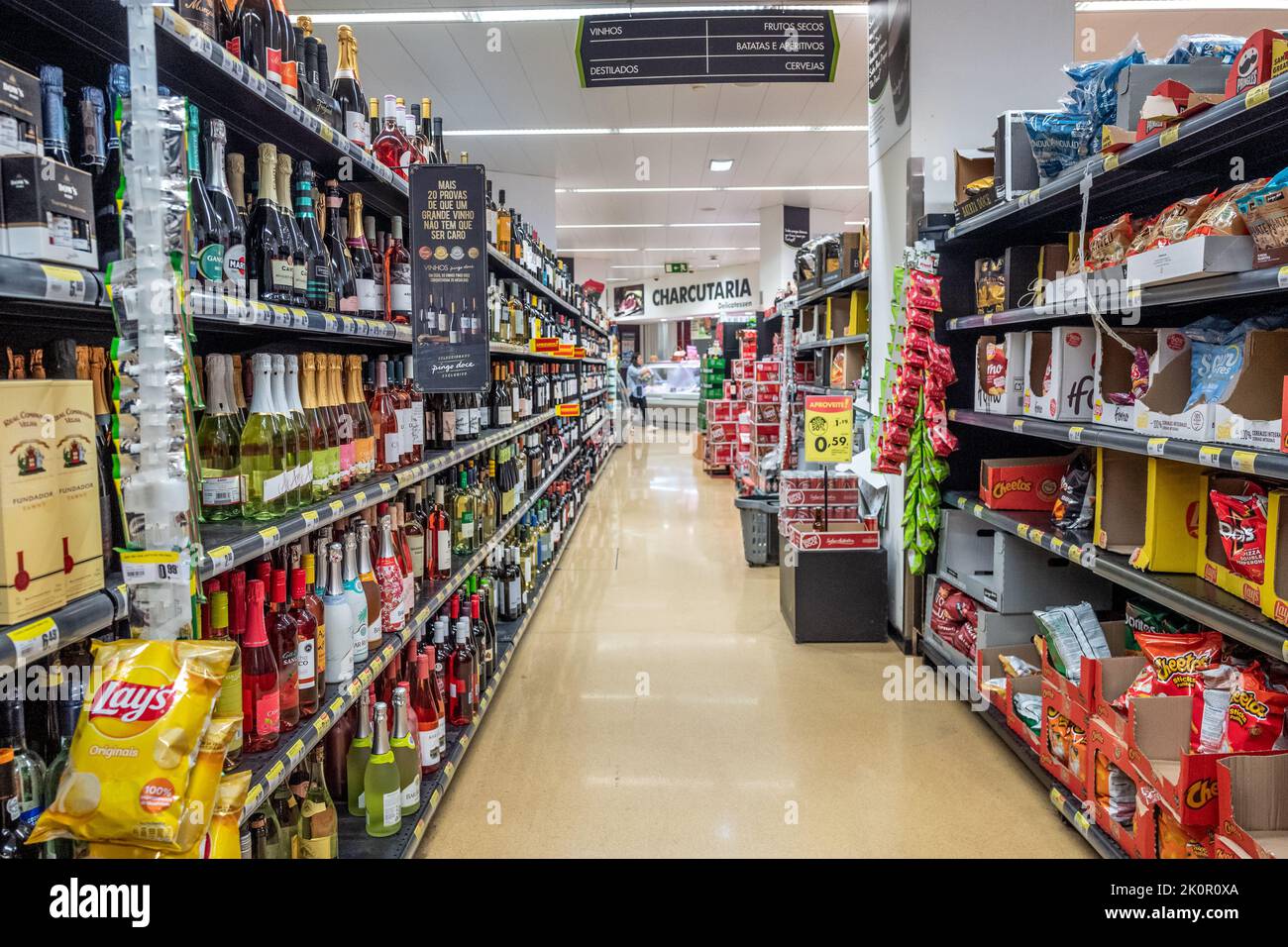 Lisbon, September 9th 2022 A supermarket in Lisbon, the capital city