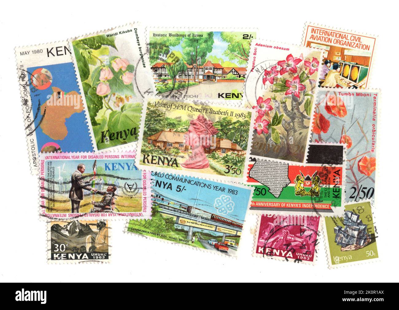 Kenya postage stamp Cut Out Stock Images & Pictures Alamy