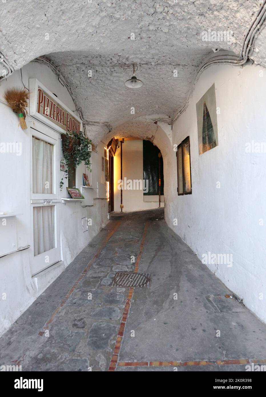 Capri - Vicolo di Via Padre Serafino Cimmino Stock Photo