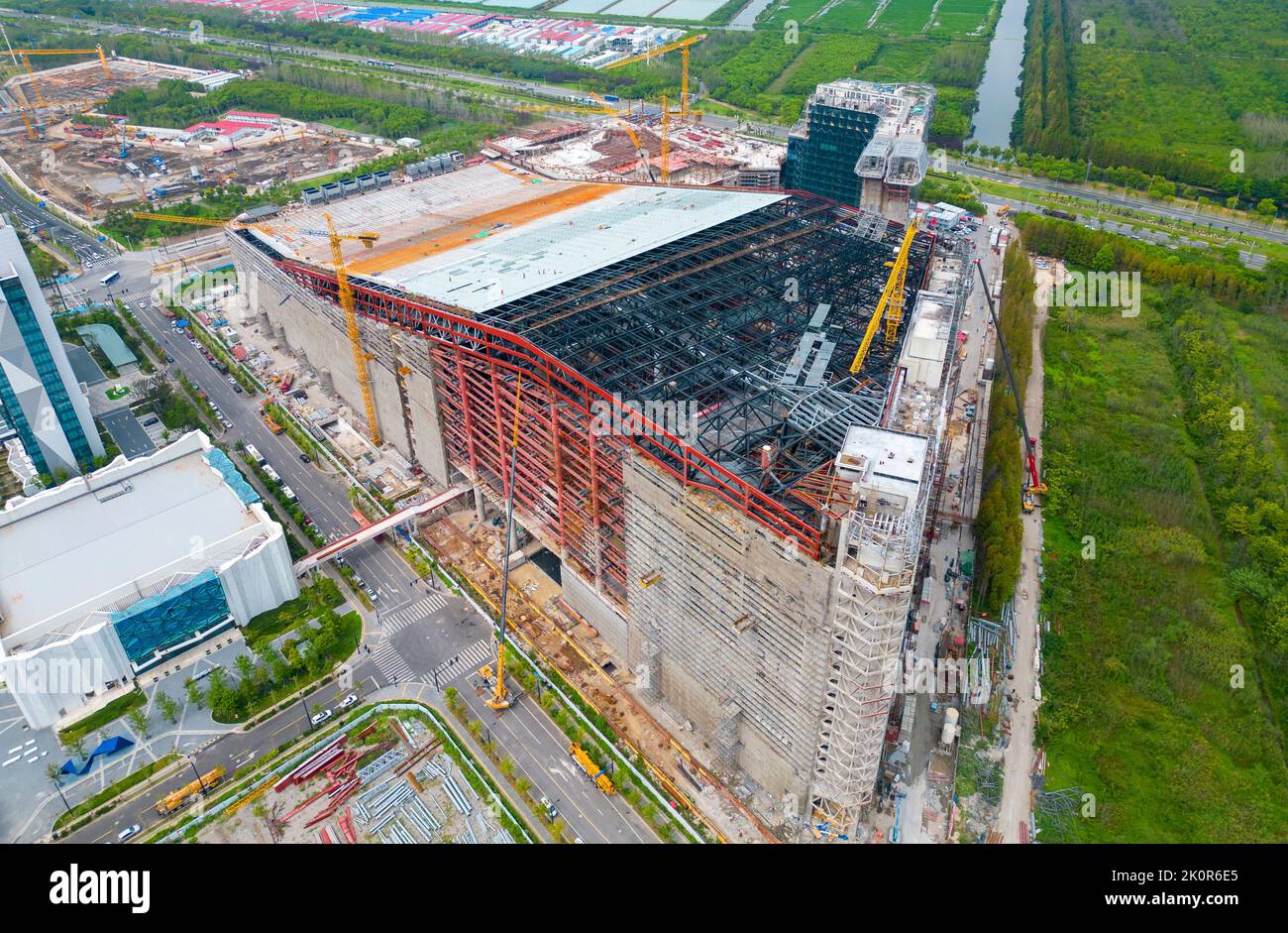 SHANGHAI, CHINA - SEPTEMBER 12, 2022 - The construction site of the ...