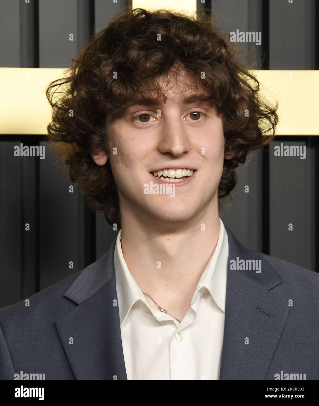 Sammy Fourlas arrives at the Apple TV+ Primetime Emmy Party held at