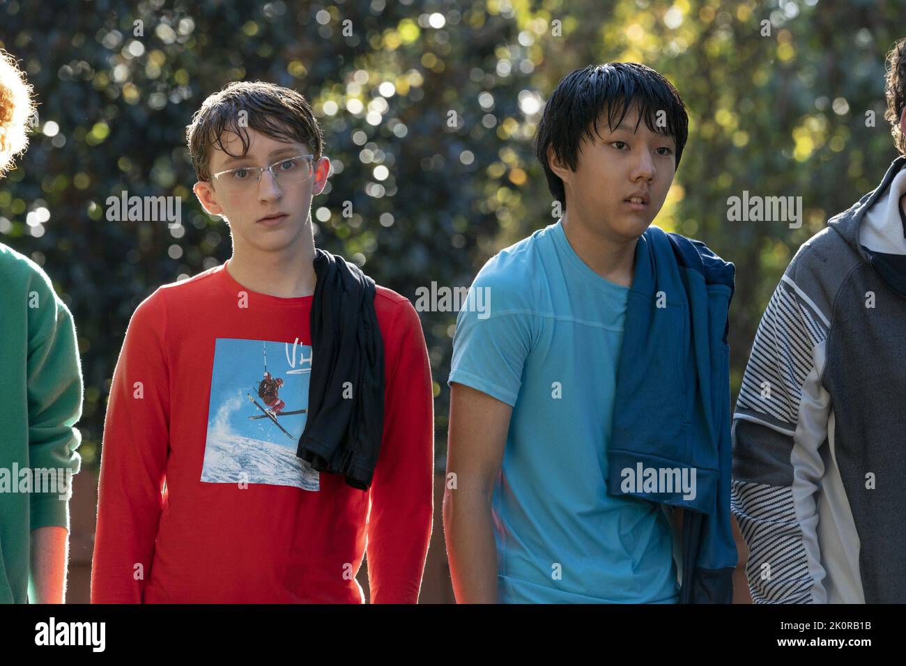 COBRA KAI, from left Owen Morgan, Nathaniel Oh, (Season 5, aired Sept