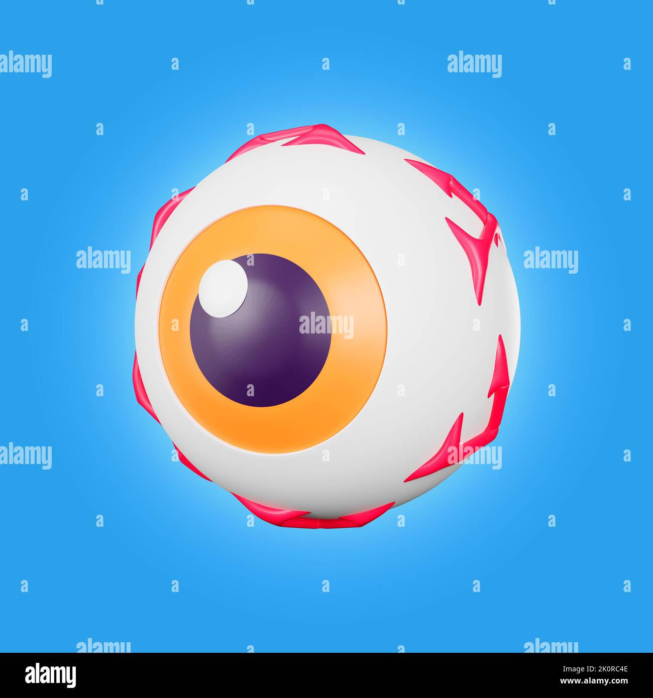 3d rendering of halloween eyes icon Stock Photo Alamy