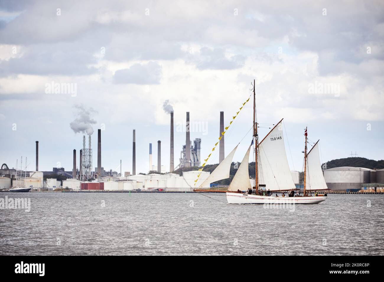Large ships from Tall Ship Race 2022 event in Aalborg 2022 Stock Photo ...