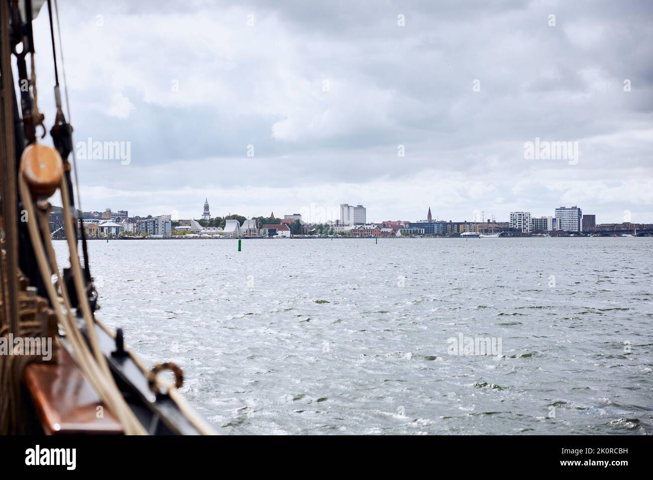 view from ships from Tall Ship Race 2022 event in Aalborg 2022 Stock ...
