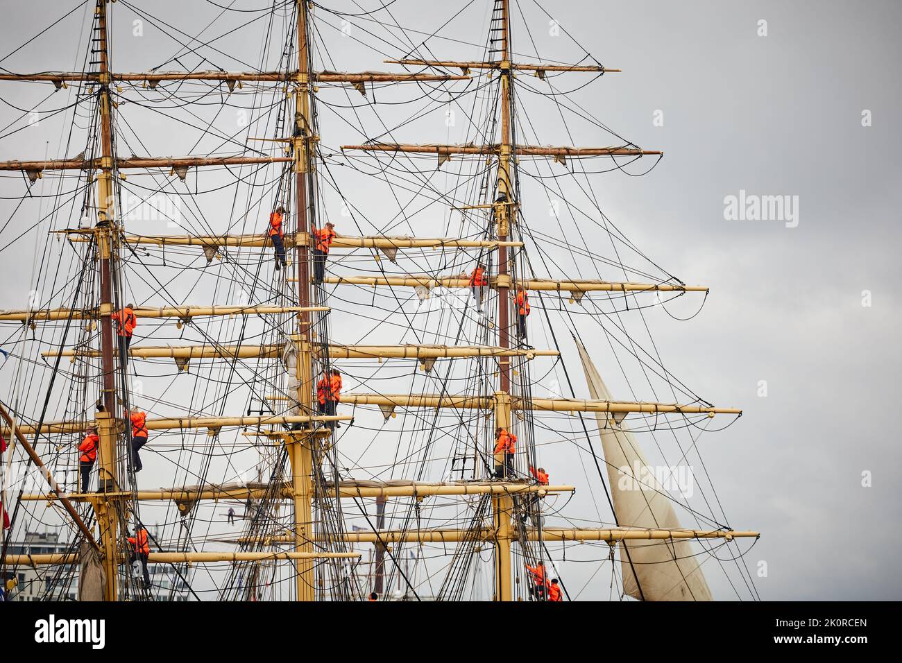 Amazing tall ships from Tall Ship Race 2022 event in Aalborg 2022 Stock ...