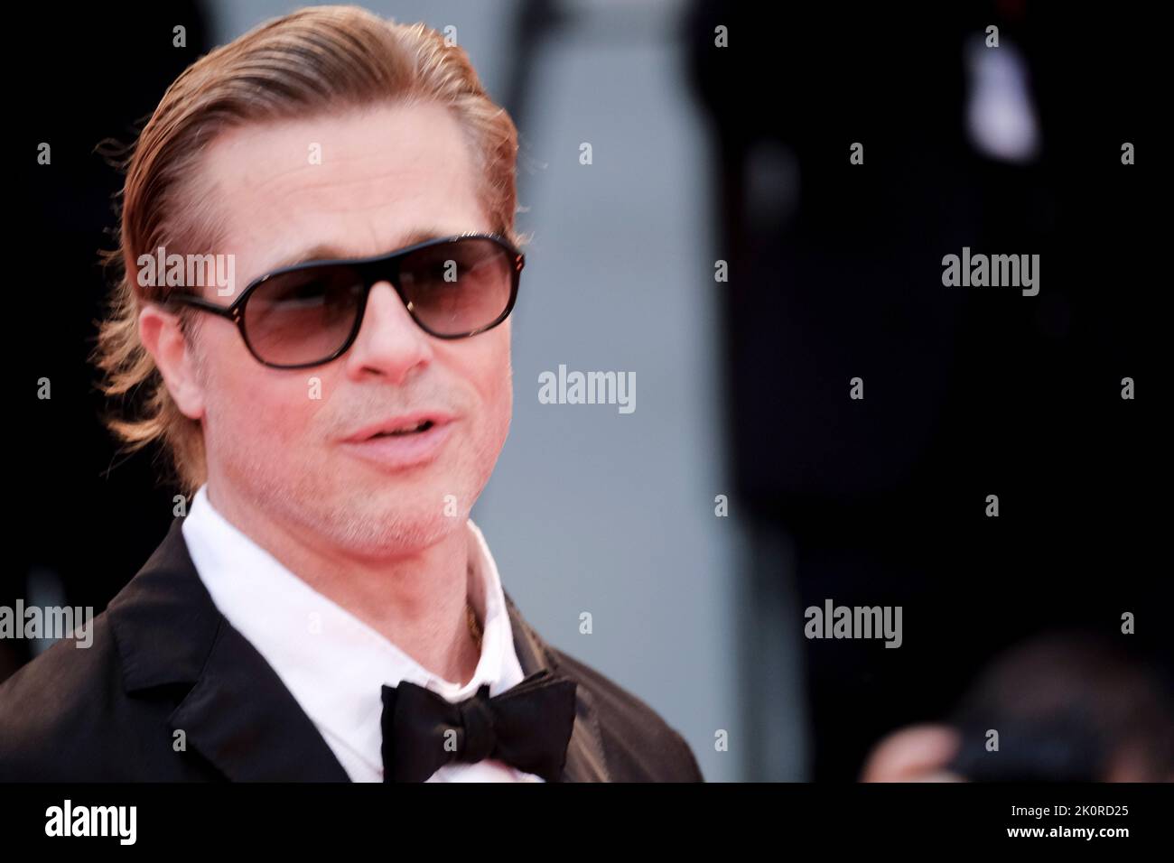 American actor Brad Pitt at the 79 Venice International Film Festival 2022. Blonde Red Carpet. Venice, Italy, September 8th, 2022 Stock Photo