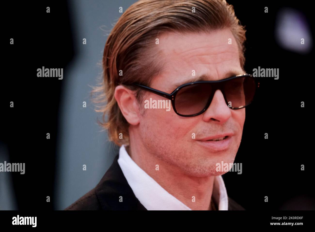 American actor Brad Pitt at the 79 Venice International Film Festival 2022. Blonde Red Carpet. Venice, Italy, September 8th, 2022 Stock Photo