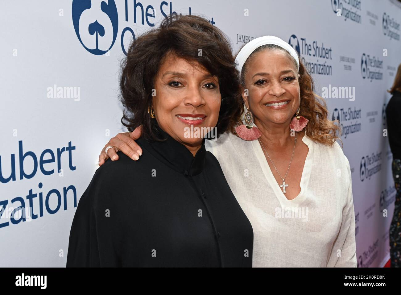 Phylicia Rashad and Debbie Allen attend the James Earl Jones Theater