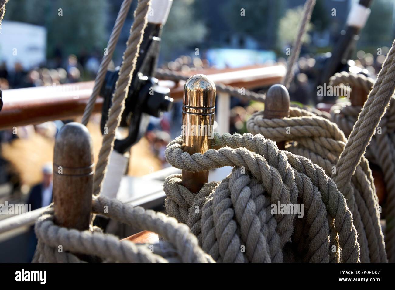inside ships from Tall Ship Race 2022 event in Aalborg 2022 Stock Photo ...