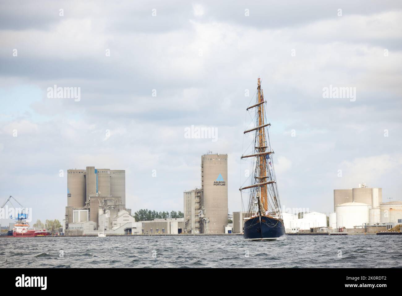 amazing tall ship from Tall Ship Race 2022 event in Aalborg 2022 Stock ...