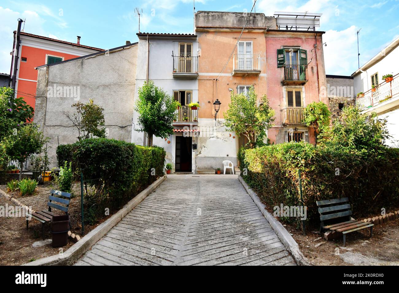 An old house of Pratola Peligna, a medieval village in the Abruzzo