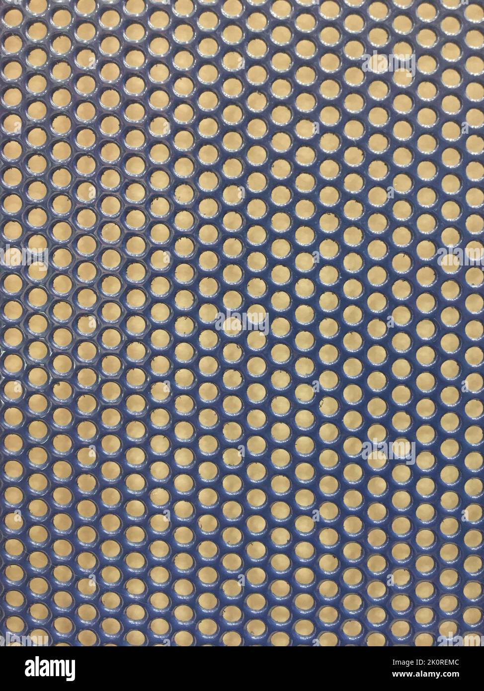 white dots on a blue background Stock Photo