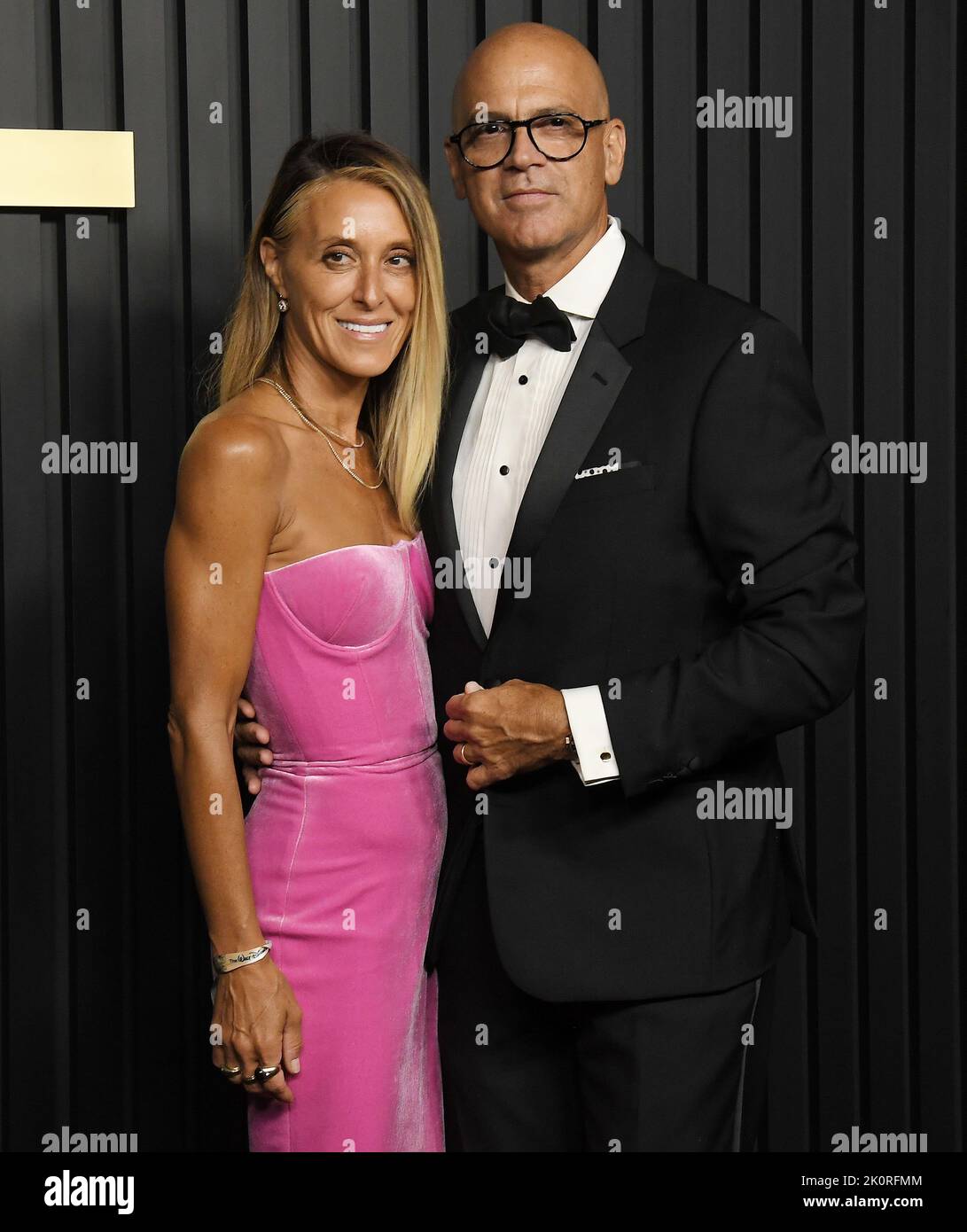 (LR) Vanessa Paul and Brett Paul arrives at the Apple TV+ Primetime