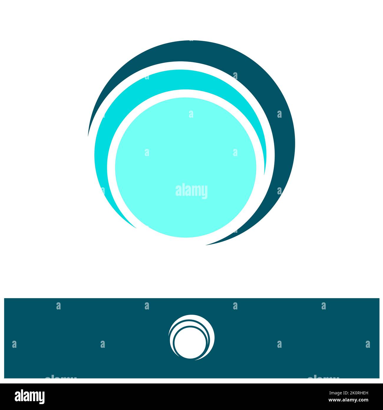 Abstract technology logo hi-res stock photography and images - Alamy
