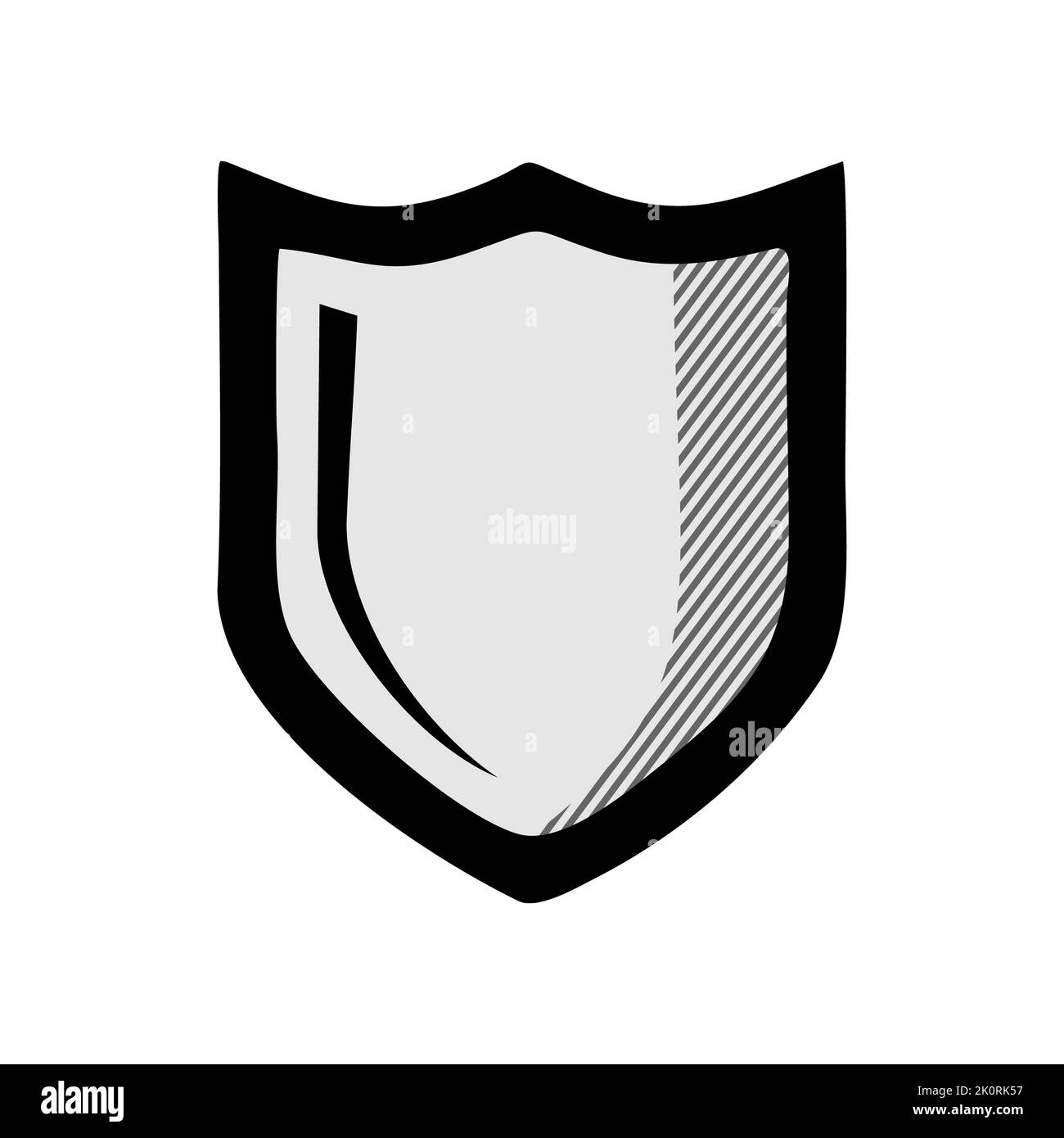 shield icon isolated on white background from miscellaneous collection ...