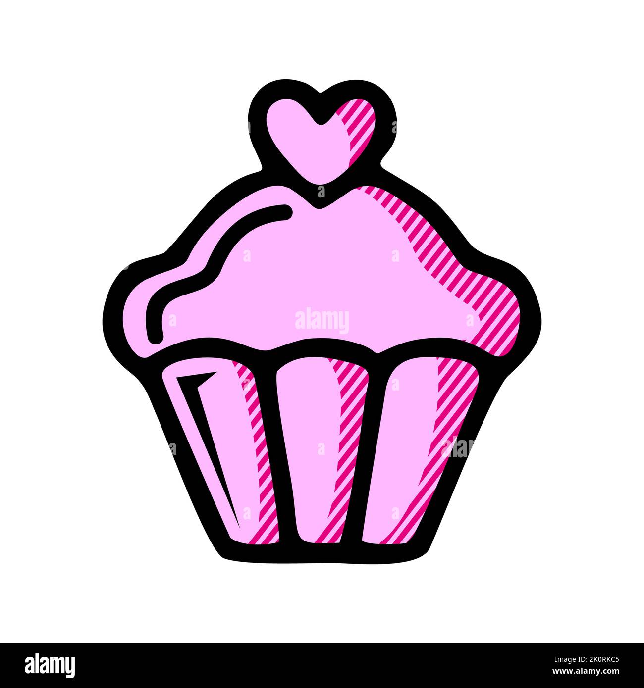 cupcake icon isolated on white background from event collection ...