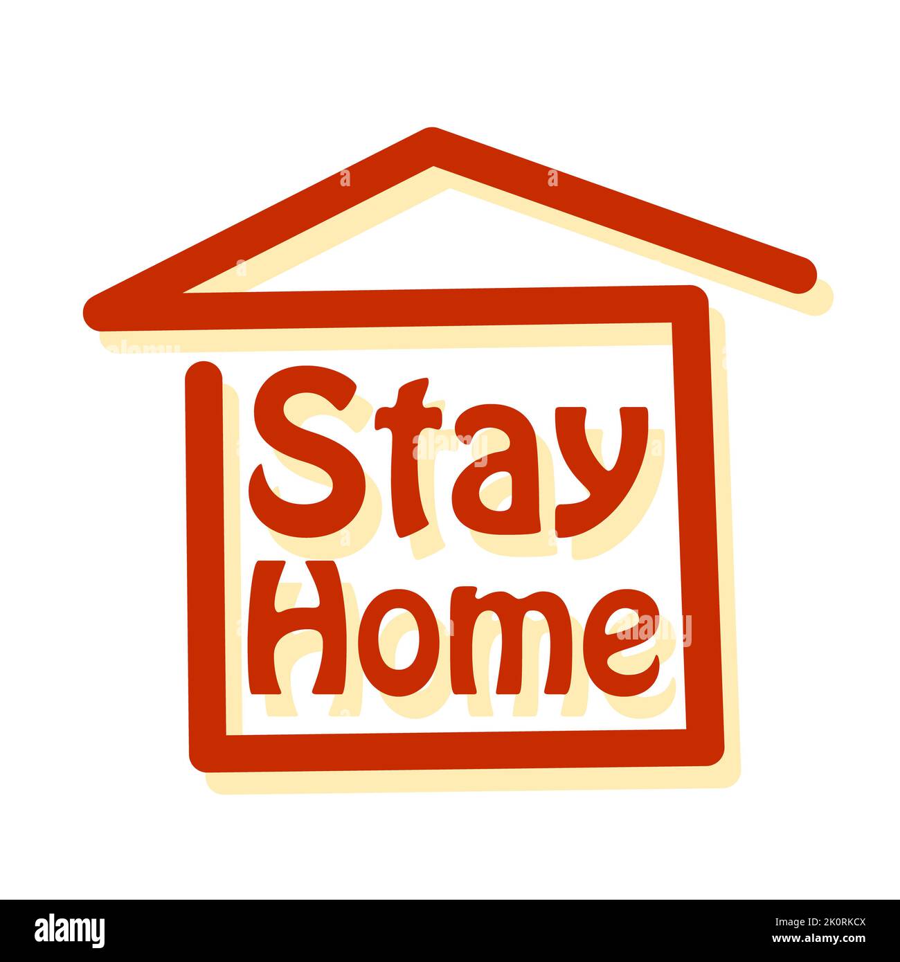 Stay home. Keep healthy, help others. Quarantine precaution to stay