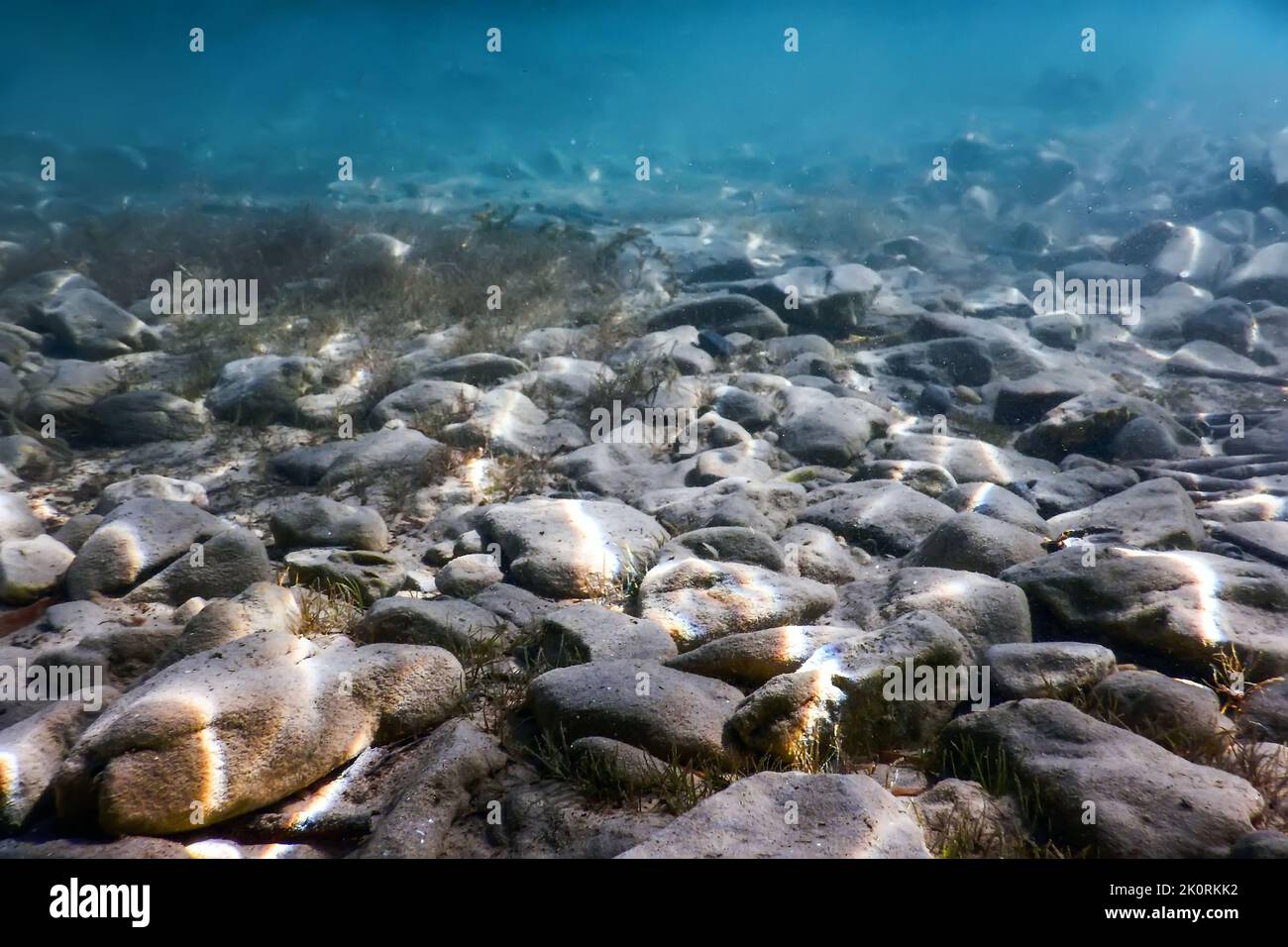 Sea Surface Rocks Rocks and Pebbles, pebbles below water surface Stock Photo - Alamy