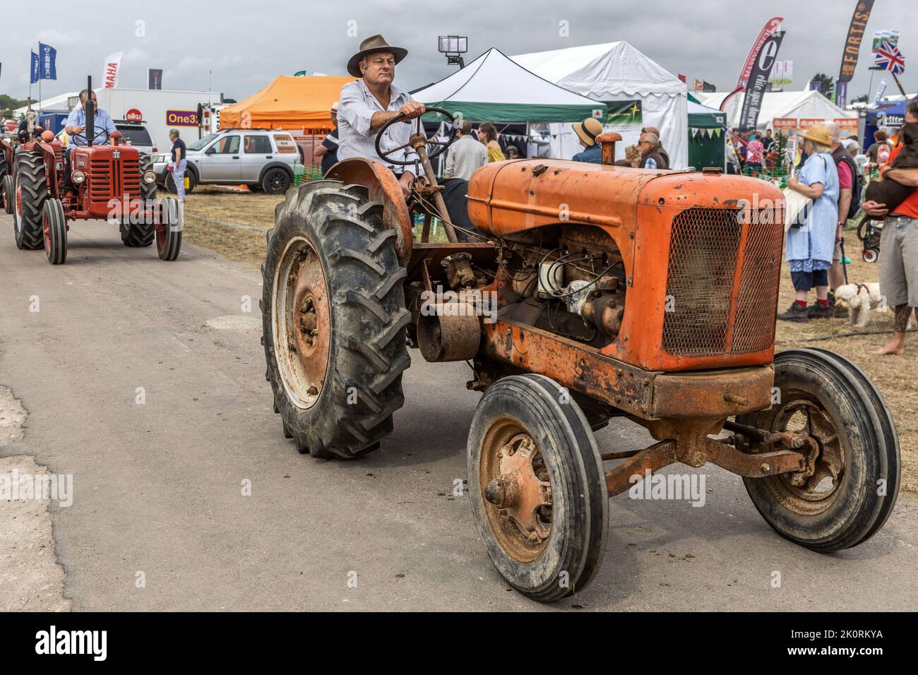 Classic Tractor, Farm Machinery parade, Dorset County Show 2022, Dorset, UK Stock Photo