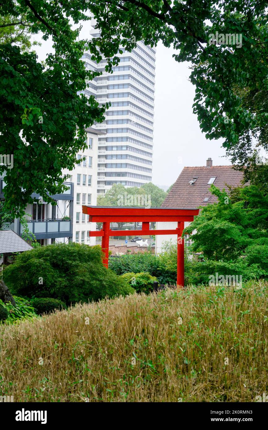 The Japanese garden in Kaiserslautern/Germany Stock Photo