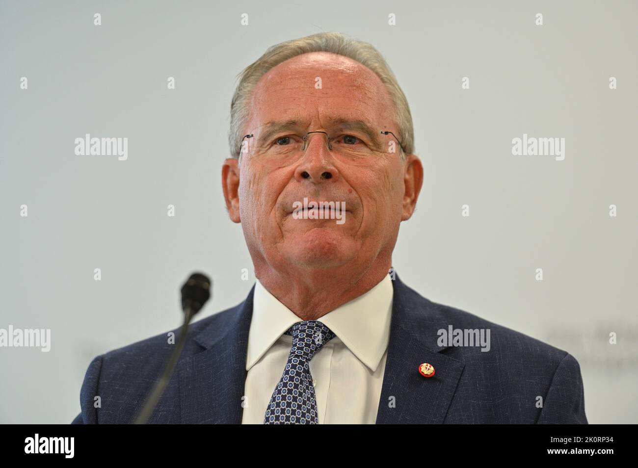 Vienna, Austria. 13th Sep, 2022. Press conference of the Vienna People's Party with state party chairman Karl Mahrer. Topic: News about the SPÖ financial scandal and news from the Vienna People's Party Stock Photo