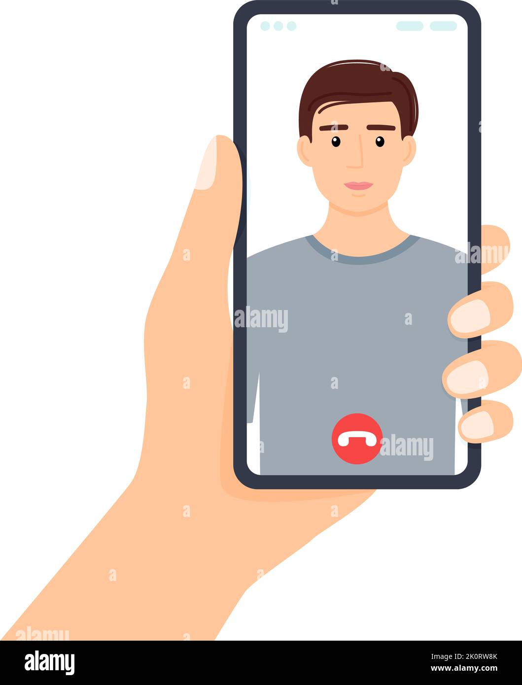 Video call vector Stock Vector Images - Alamy