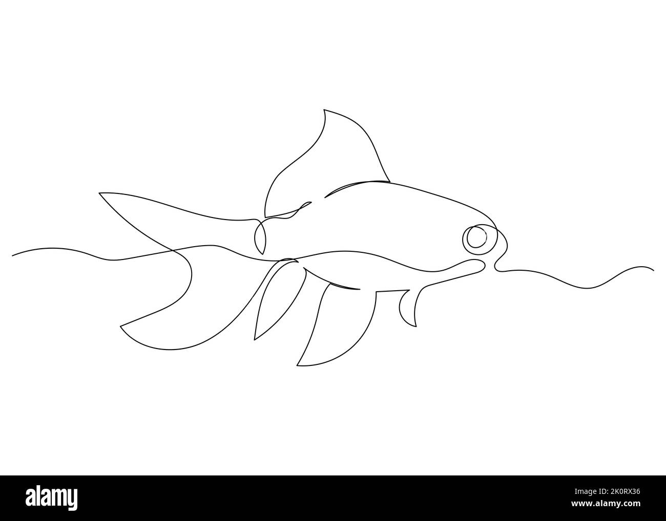 sea fish set. drawings Stock Illustration | Adobe Stock