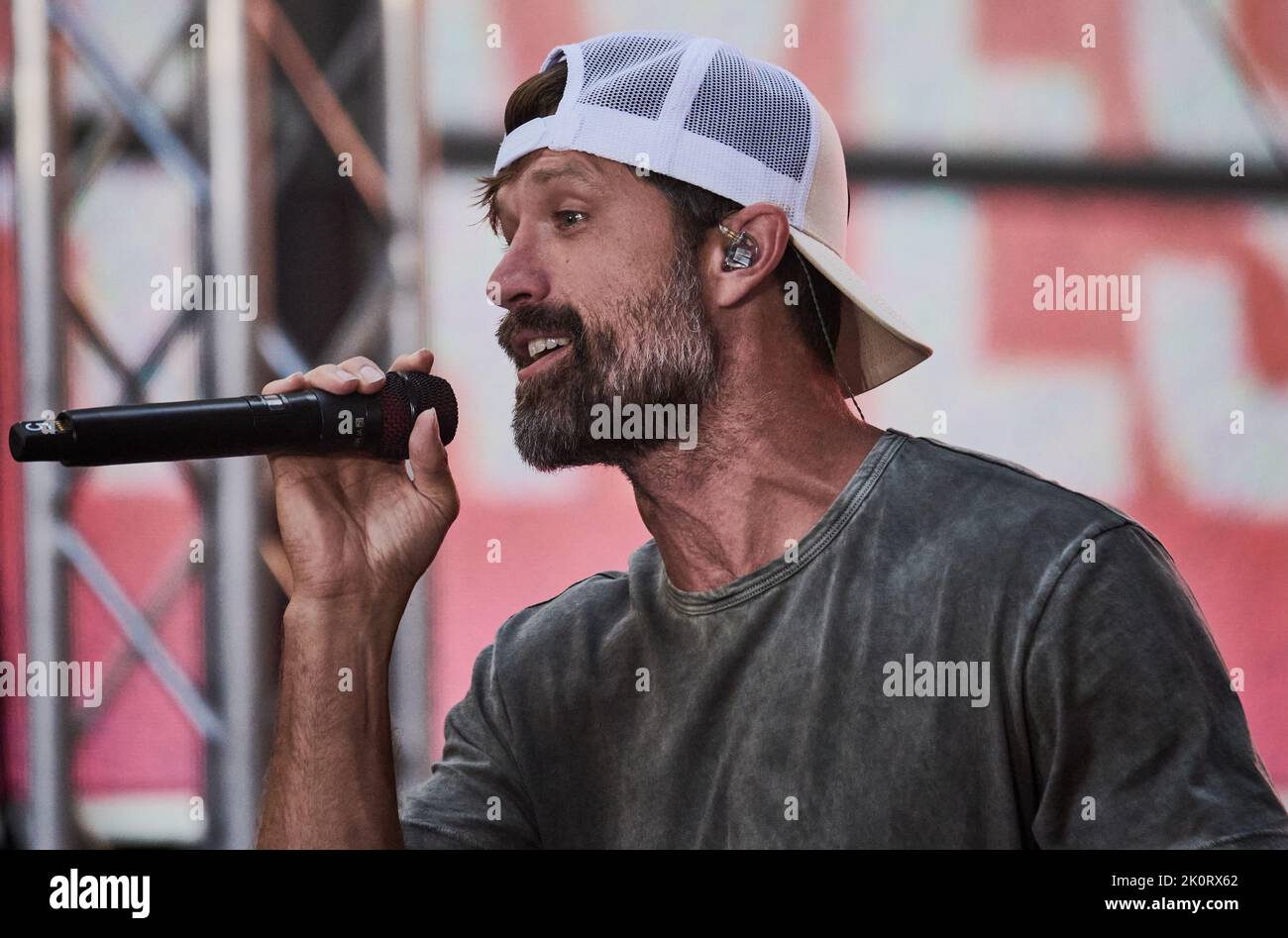 NEW YORK, NY, USA AUGUST 05, 2022 Walker Hayes Performs on NBC's