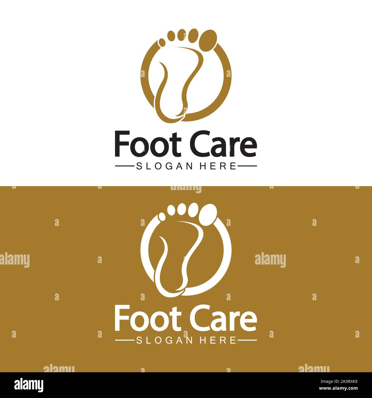 Foot logo design vector template Stock Vector