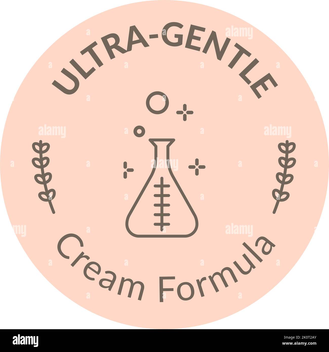 Ultra gentle cream formula, cosmetics products Stock Vector Image & Art