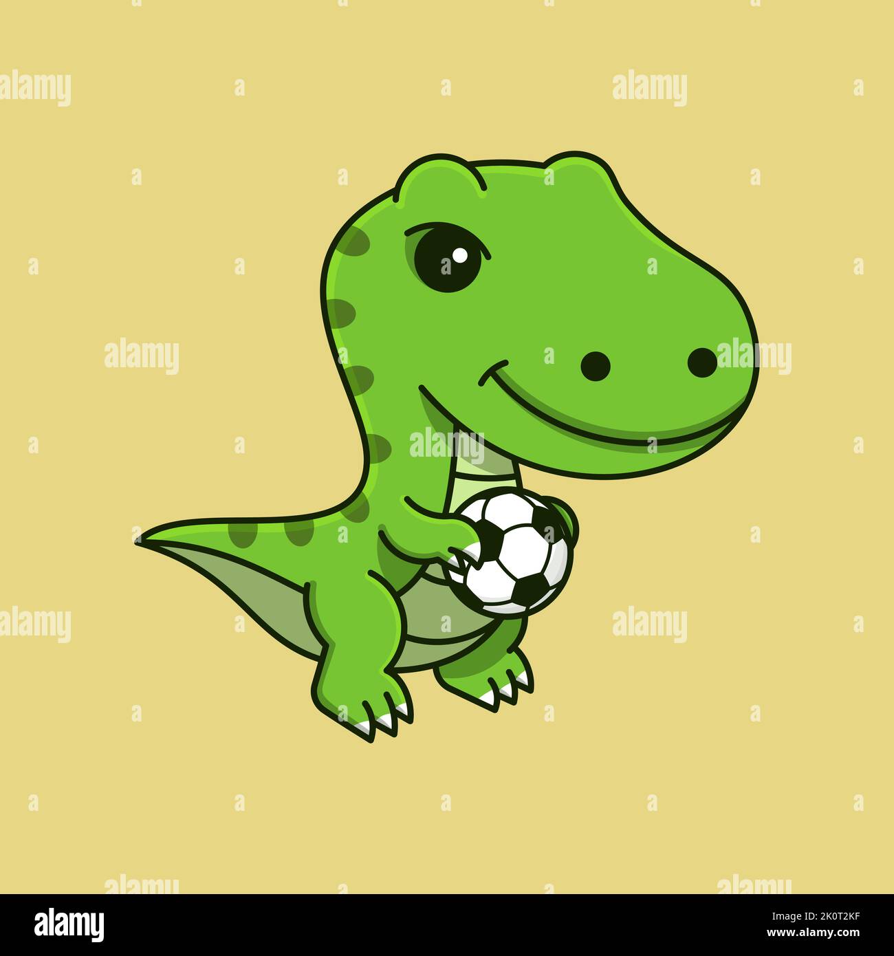 CUTE T REX HOLDING BALL Stock Vector Image & Art Alamy