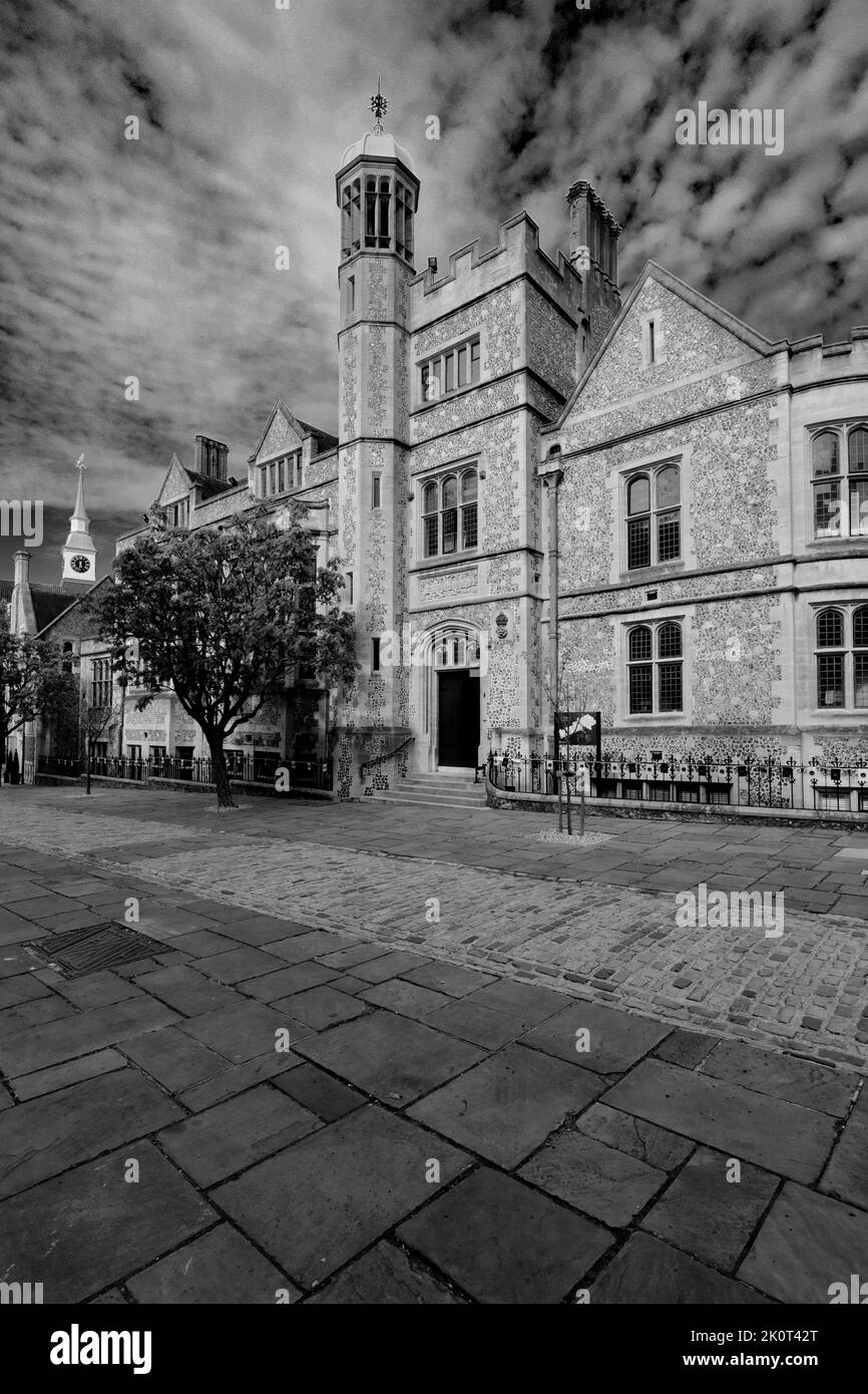 Exterior of the Castle Hill register office, Winchester City, Hampshire