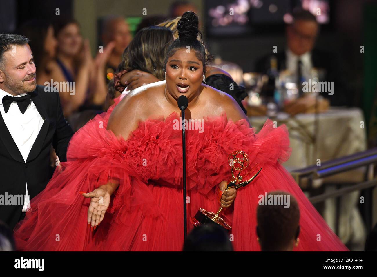 Los Angeles, USA. 12th Sep, 2022. Lizzo accepts the Emmy for(02)