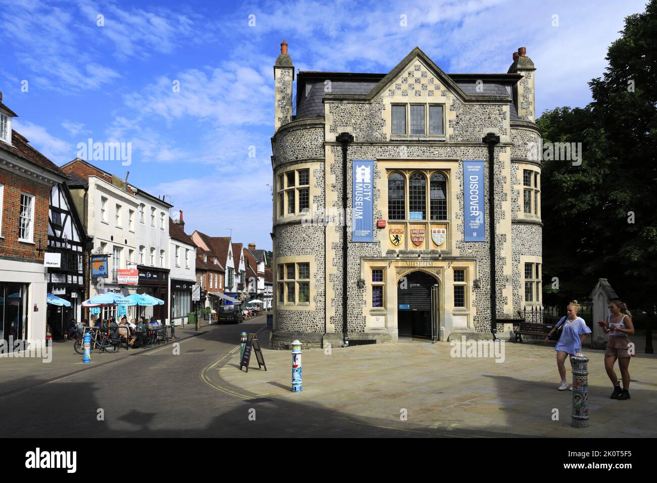 Exterior of Winchester public museum, Winchester City, Hampshire County