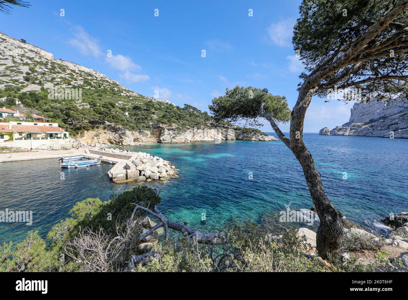 Marseille, France : Calanque de Sormiou (Sormiou cove Stock Photo - Alamy