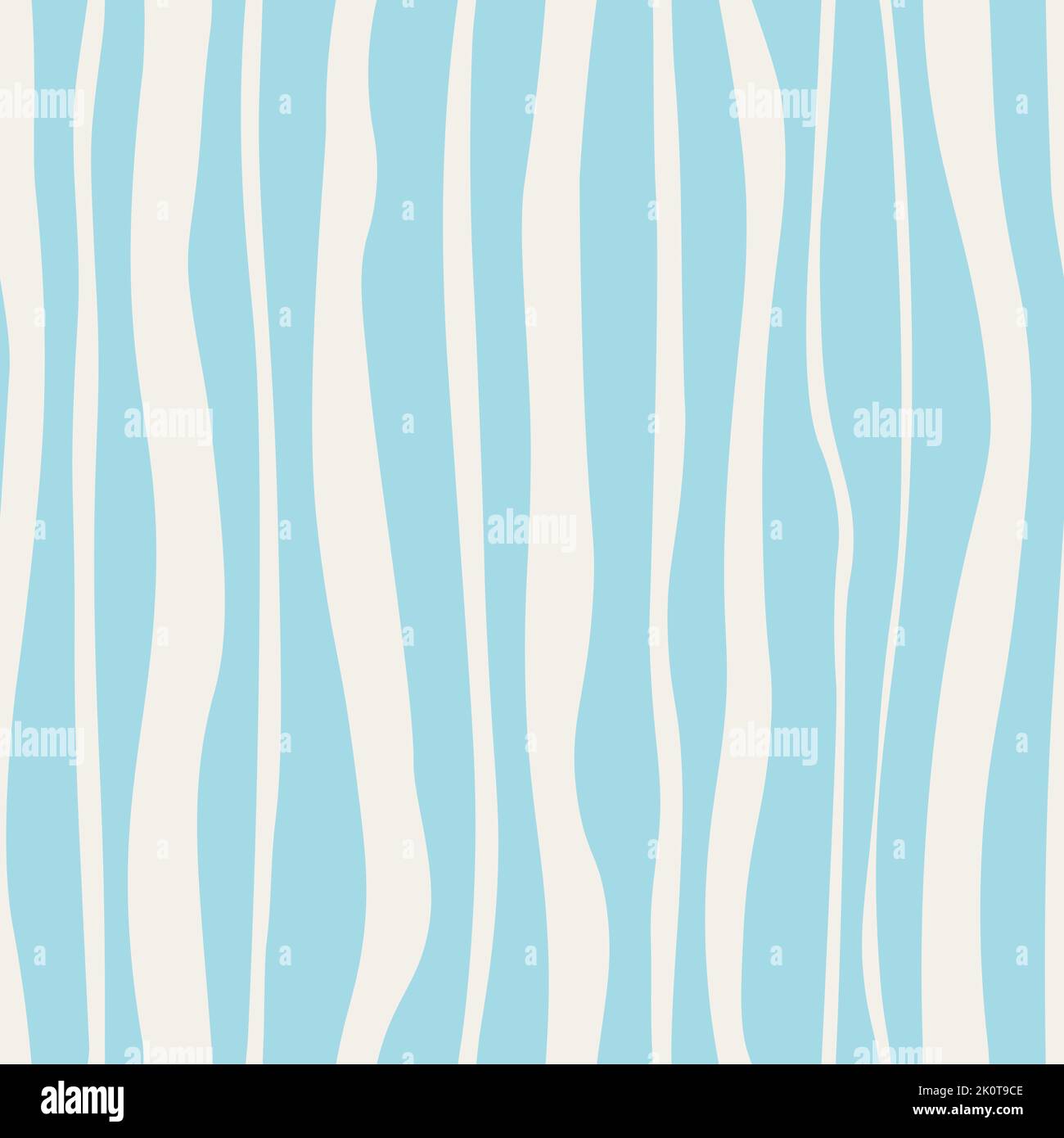 Vector seamless pattern. White uneven stripes on a blue background. Ideal for design, wallpaper, packaging, textiles, scrapbooking. Stock Vector